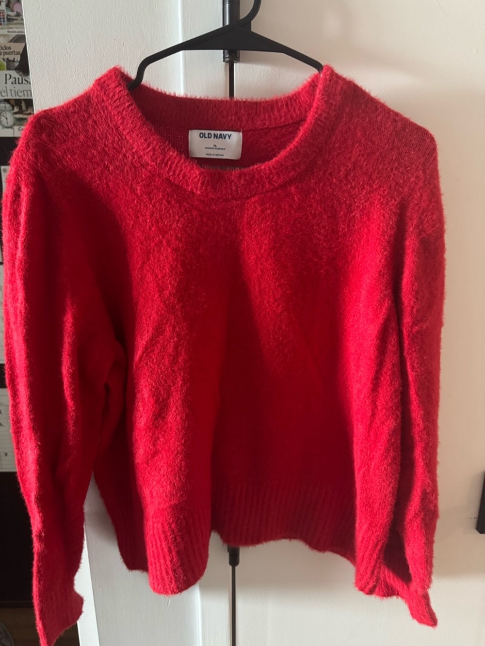 Old Navy Bright Red Crewneck Sweater
